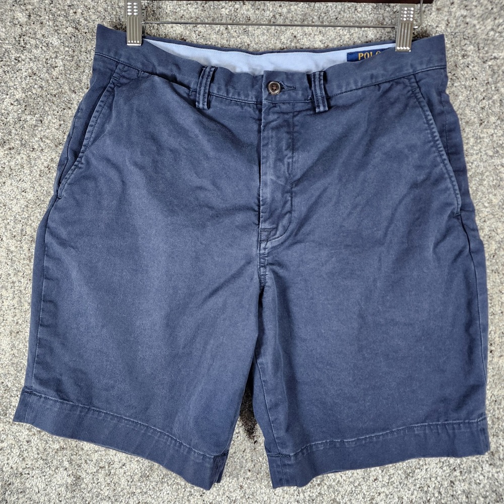 Polo Ralph Lauren Chino Shorts Mens 32 Classic Fit Stretch Twill Excellent